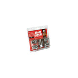 Project Kics - Bull Lock 4 -Piece Lock Set Black or Chrome - The Lug Nut Source
