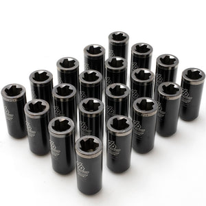 Project Kics Dual Phase DP50 20 Piece Locking Lug Nut Set - The Lug Nut Source 