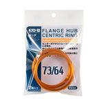 73 MM Outer Diameter Project Kics Duralumin Hub Centric Ring (Pair) - The Lug Nut Source 