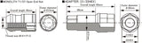 Project Kics Monolith T1/06 and T1/07 Lug Nuts - The Lug Nut Source 