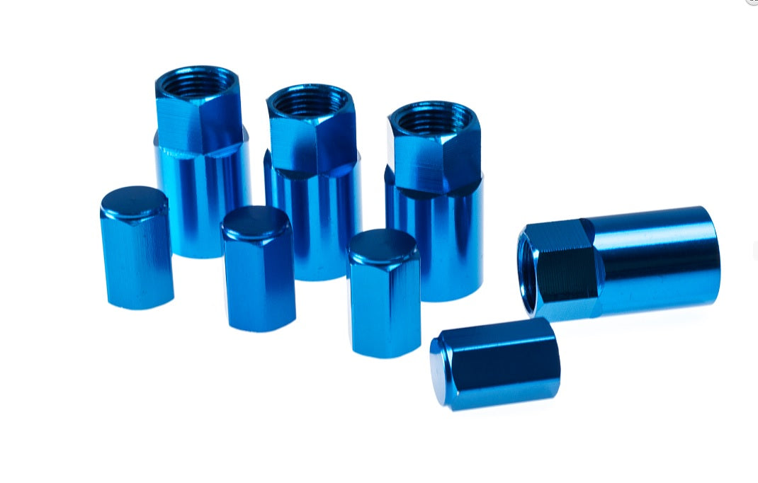 Chieftain Tire Valve Stem Sleeves With Caps – 4PK – Universal Fit – 1-6401