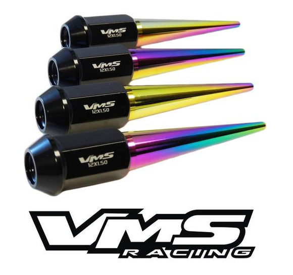 VMS Racing Spiked Lug Nuts - 112mm - [Whiteline] - The Lug Nut Source