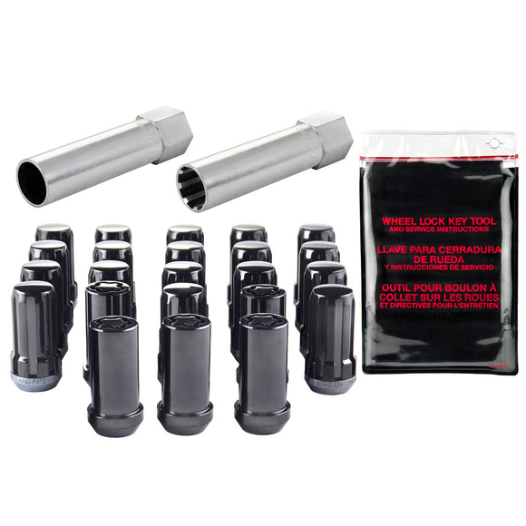 Jeep JL Spline Drive Lug Nut and Lock Set - [Whiteline] - The Lug Nut Source