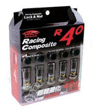 Project Kics R40 Lug Nuts - [Whiteline] - The Lug Nut Source